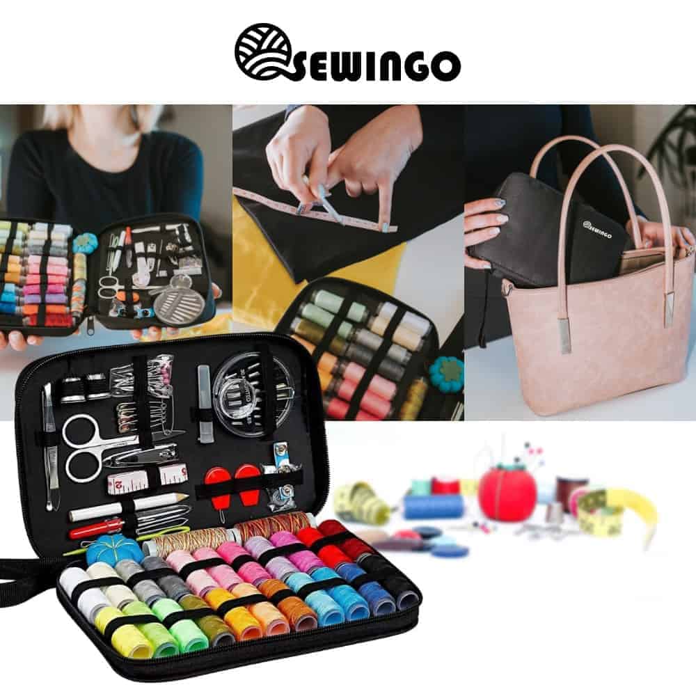 SEWINGO® EXCLUSIV: SEWWY ®️ sac de cusut cu 98 de accesorii