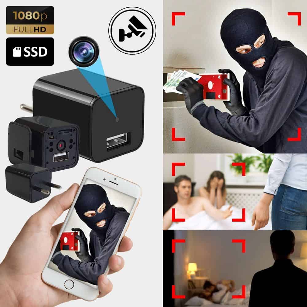 Încărcător USB cu Cameră Spion