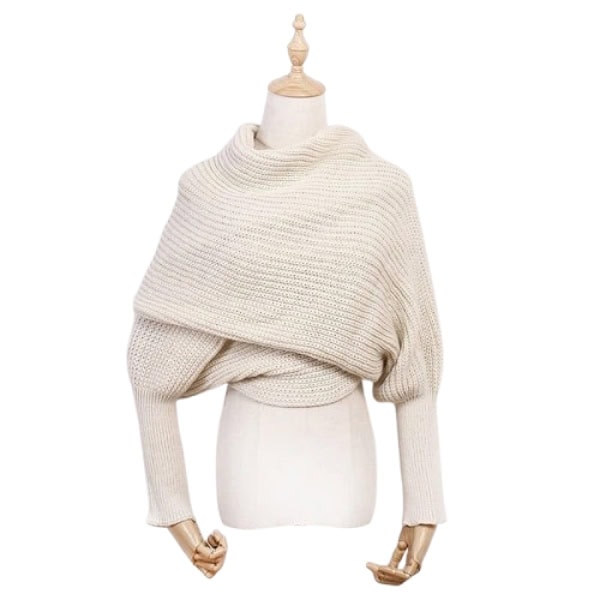 CozyWrap™ – Eșarfa 2-în-1 care se transformă într-un pulover