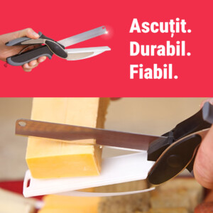 Alternative view of SnapSlice – Foarfecă de Bucătărie cu Tocător