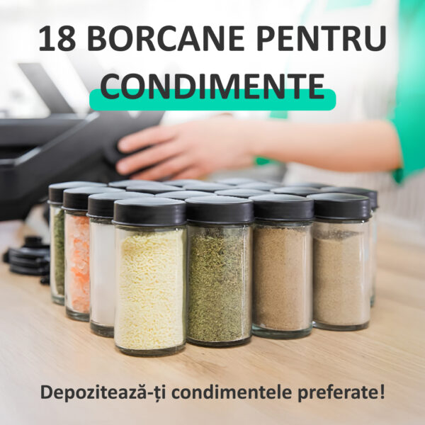SpicePro™ - Organizator rotativ pentru condimente - imagine 3