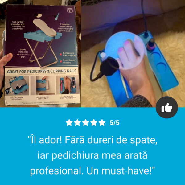 NailEase ™ - Stație Portabilă pentru Îngrijirea Unghiilor - imagine 7