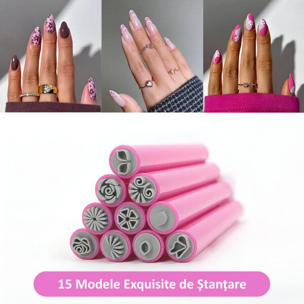 NAILGENIUS™ – Set de Stilouri pentru Nail Art - imagine 7