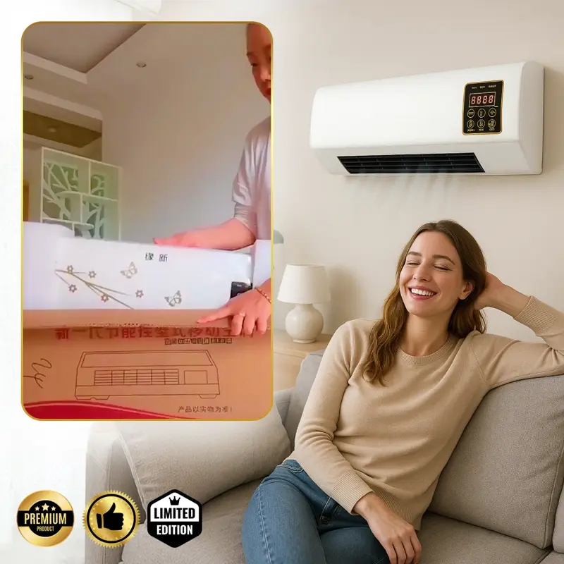 Enchantia – Ventilator cu Funcție de Încălzire și Ventilație, Montaj Fără Unelte