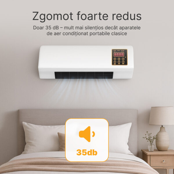 Enchantia – ventilator de răcire și încălzire montabil fără găurire - imagine 3