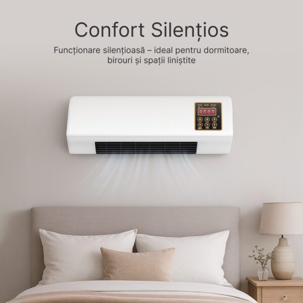 Enchantia – Ventilator cu Funcție de Încălzire și Ventilație, Montaj Fără Unelte - imagine 4