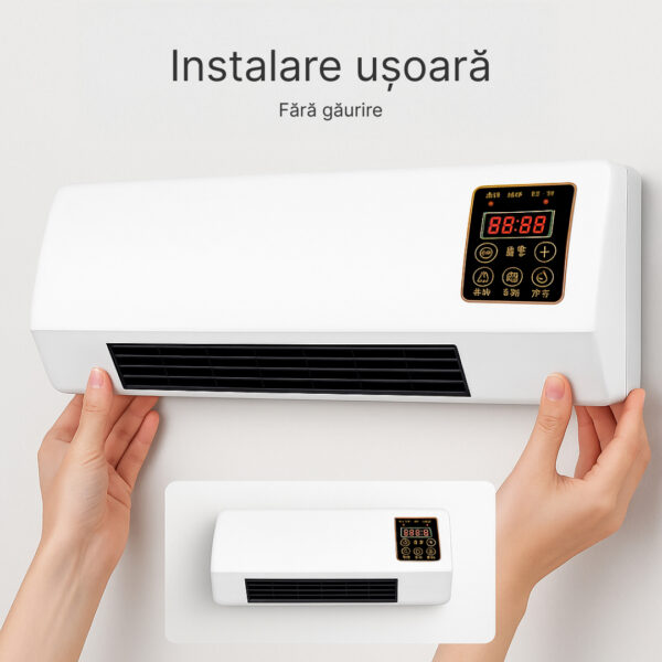 Enchantia – ventilator de răcire și încălzire montabil fără găurire - imagine 4