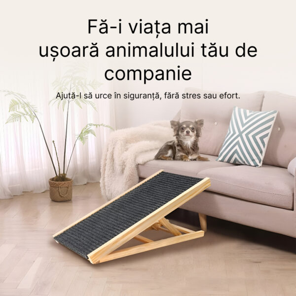PetEase™ - Rampă Reglabilă pentru Animale - imagine 2