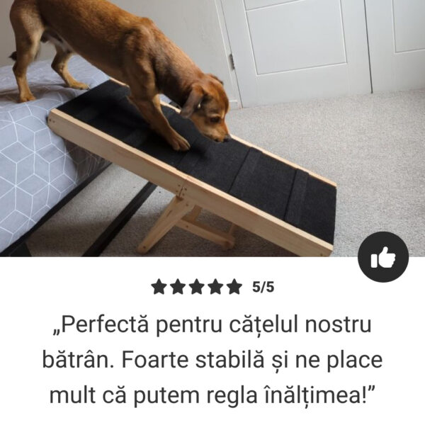 PetEase™ - Rampă Reglabilă pentru Animale - imagine 6