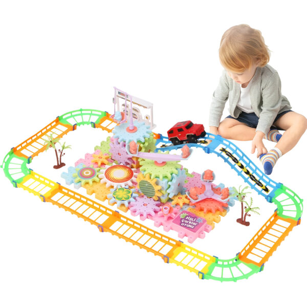EduTrain - Set Tren Electric STEM 203 Piese - imagine 3