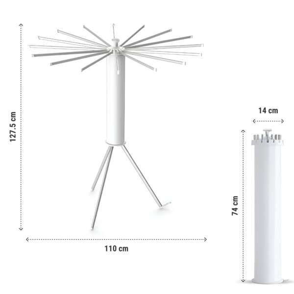 VIRELLO™ - Uscător de rufe pliabil tip caracatiță - imagine 6