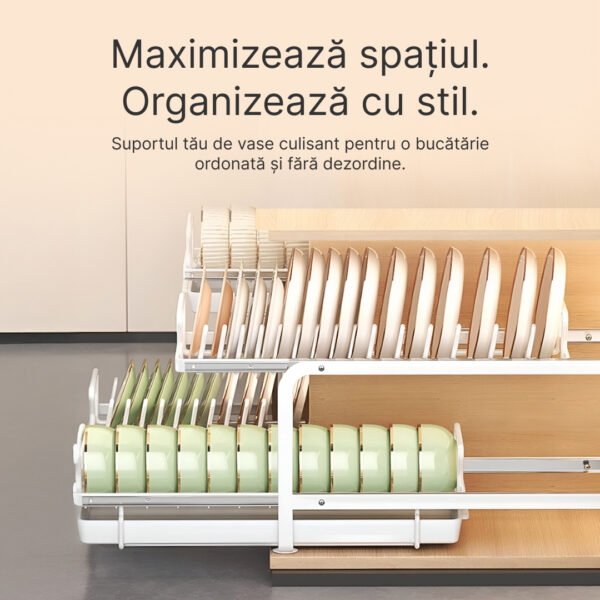 SlideDry™ – Suport de Vase Glisant Extensibil - imagine 2