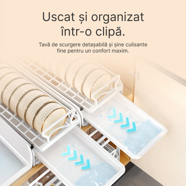 SlideDry™ – Suport de Vase Glisant Extensibil - imagine 3