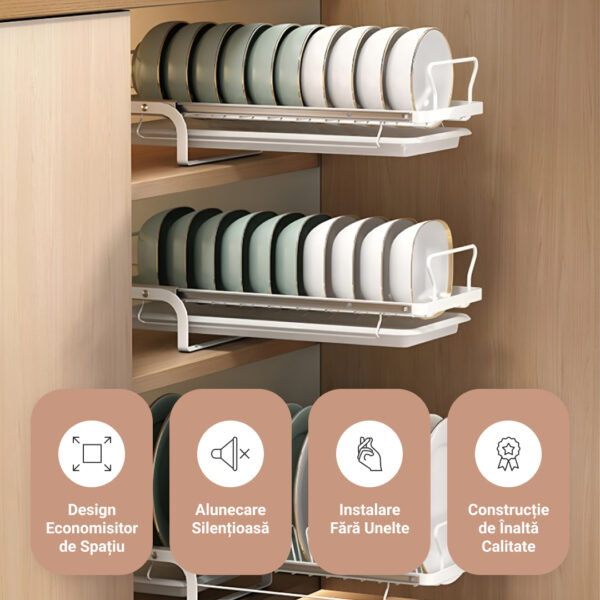 SlideDry™ – Suport de Vase Glisant Extensibil - imagine 4