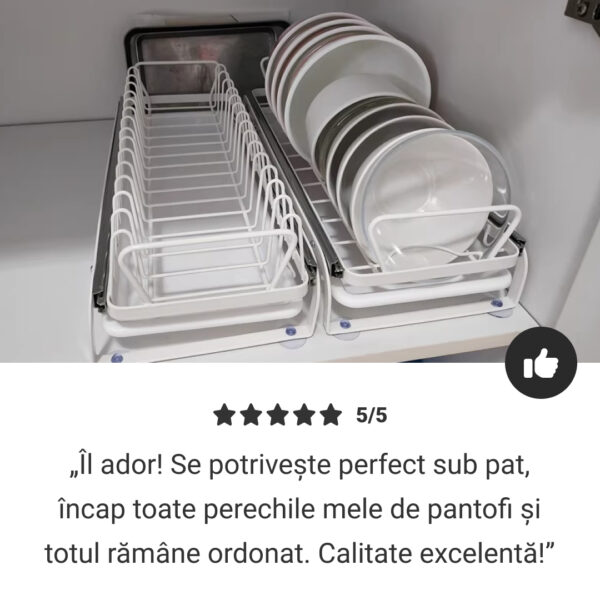 SlideDry™ – Suport de Vase Glisant Extensibil - imagine 7