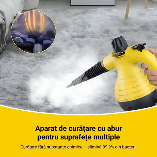 STEAMY® Vaporetto cu aer comprimat – Totul într-unul cu 9 accesorii exclusive - imagine 2