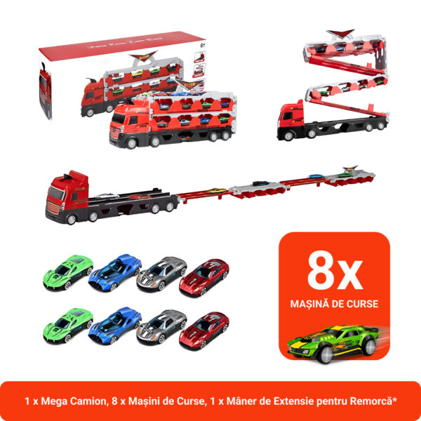MEGA CAMION EXTENSIBIL RACERTRUCK™ - imagine 6