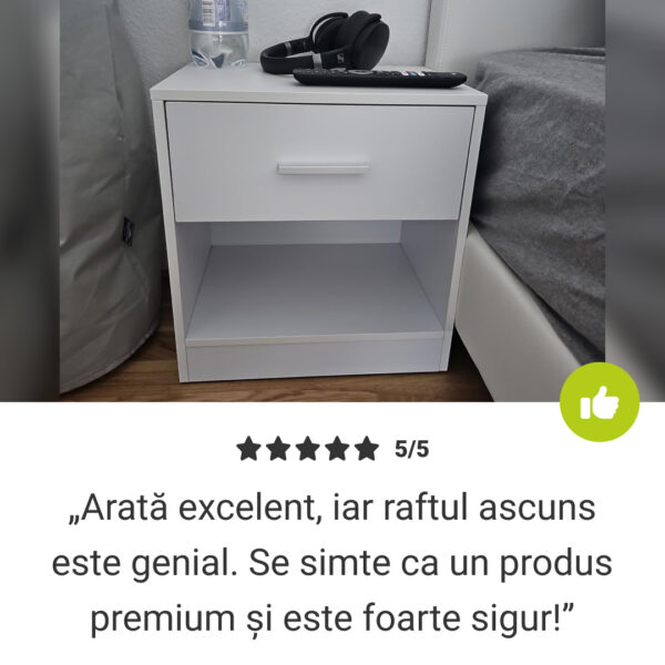 NovaCasa™ – Noptieră Inteligentă cu Compartiment Ascuns - imagine 7