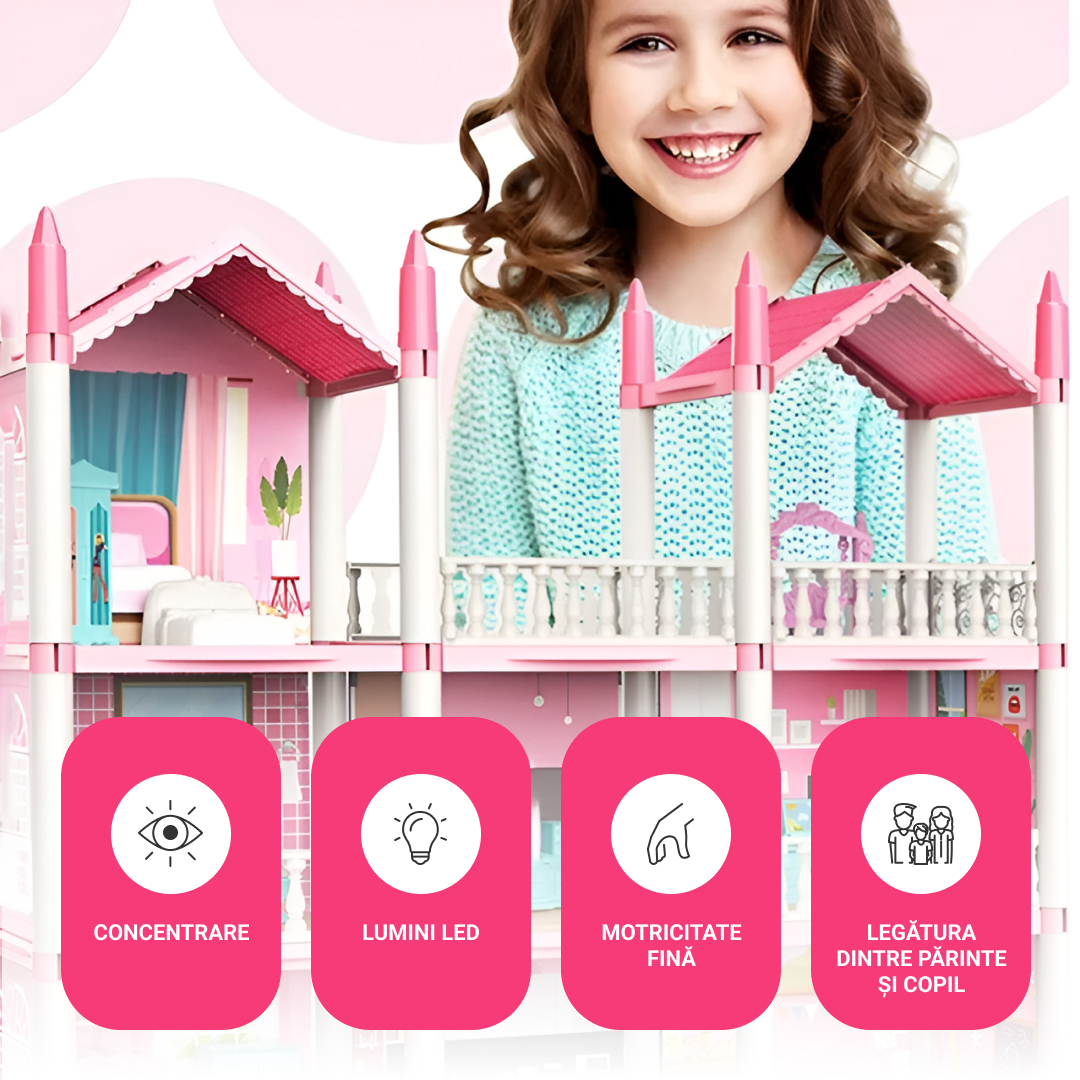 DreamVilla™ – Vila de jucărie a prințesei - imagine 3