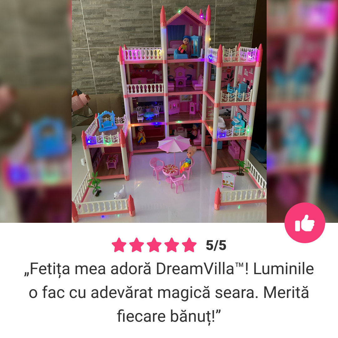 DreamVilla™ – Vila de jucărie a prințesei - imagine 6