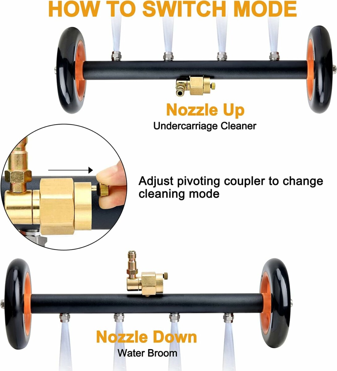 ProClean – Set Mătură 2-în-1 pentru Aparat de Curățat cu Presiune - imagine 4