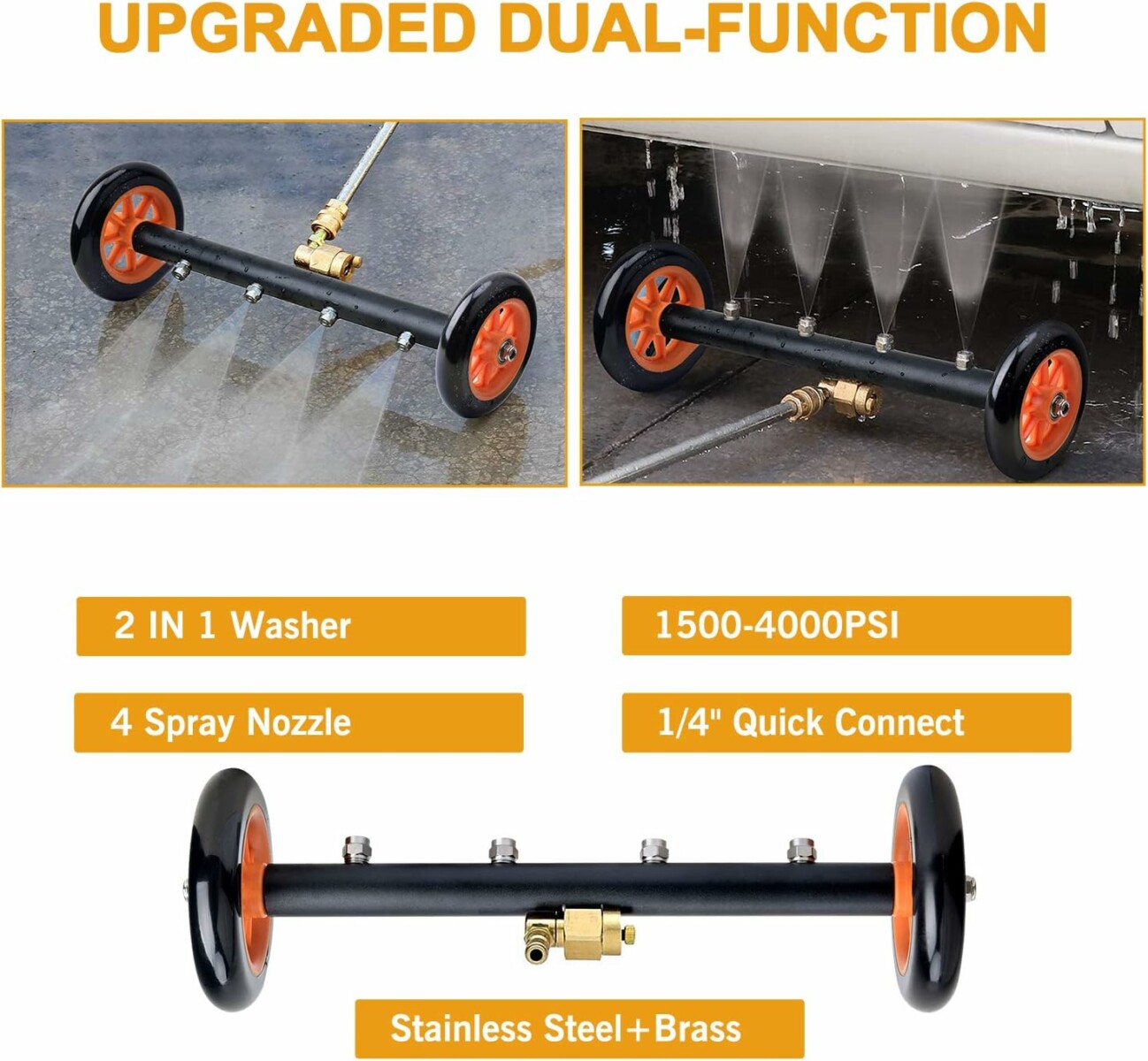 ProClean – Set Mătură 2-în-1 pentru Aparat de Curățat cu Presiune - imagine 3