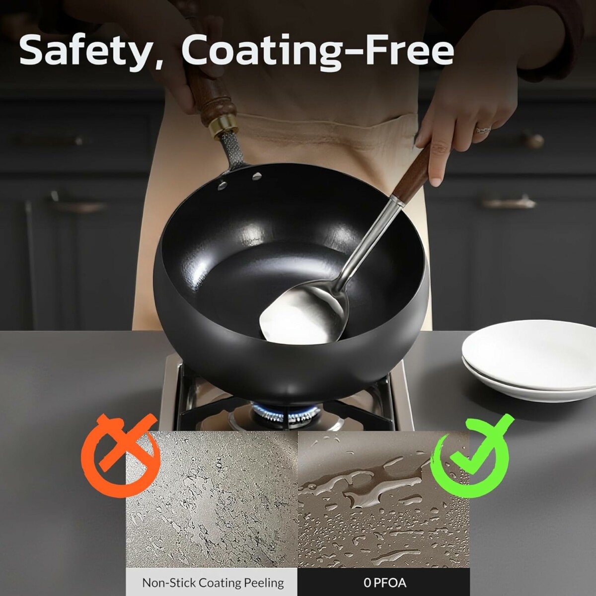 Ferona™ - Tigaie Japoneză Neacoperită - imagine 2