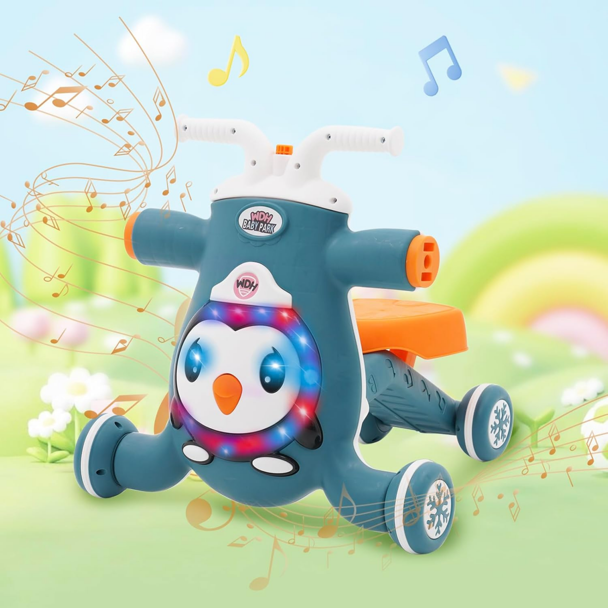 Mobix™ - Premergător, bicicletă fără pedale și trotinetă 3 în 1 pentru copii - imagine 5