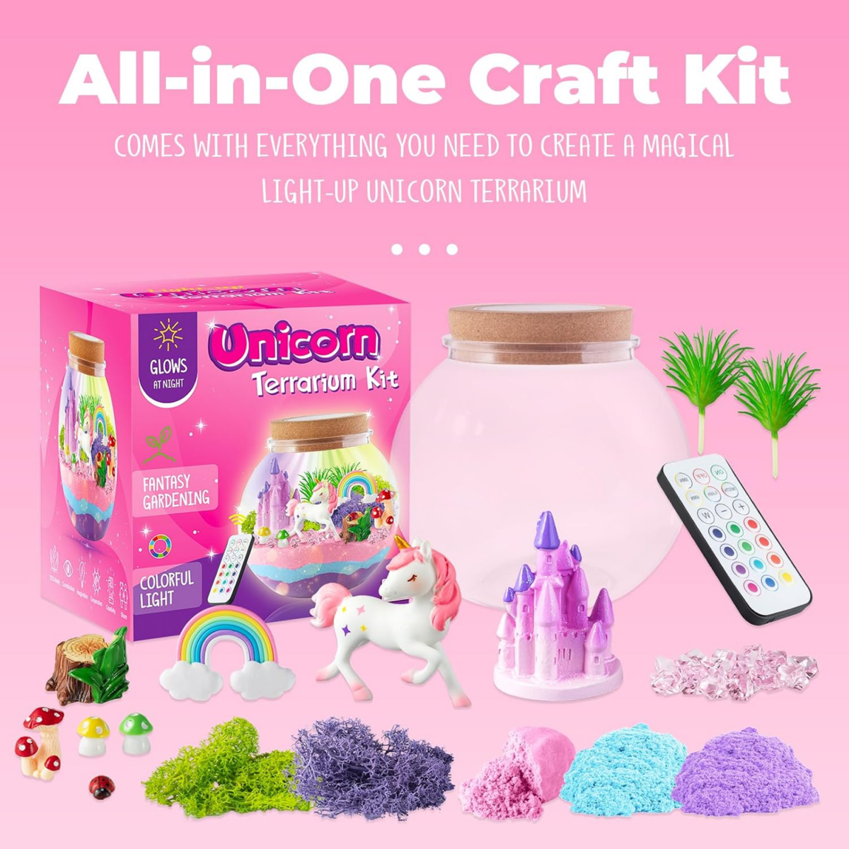 Elaris – Kit creativ cu unicorn și lampă de noapte LED pentru copii - imagine 3