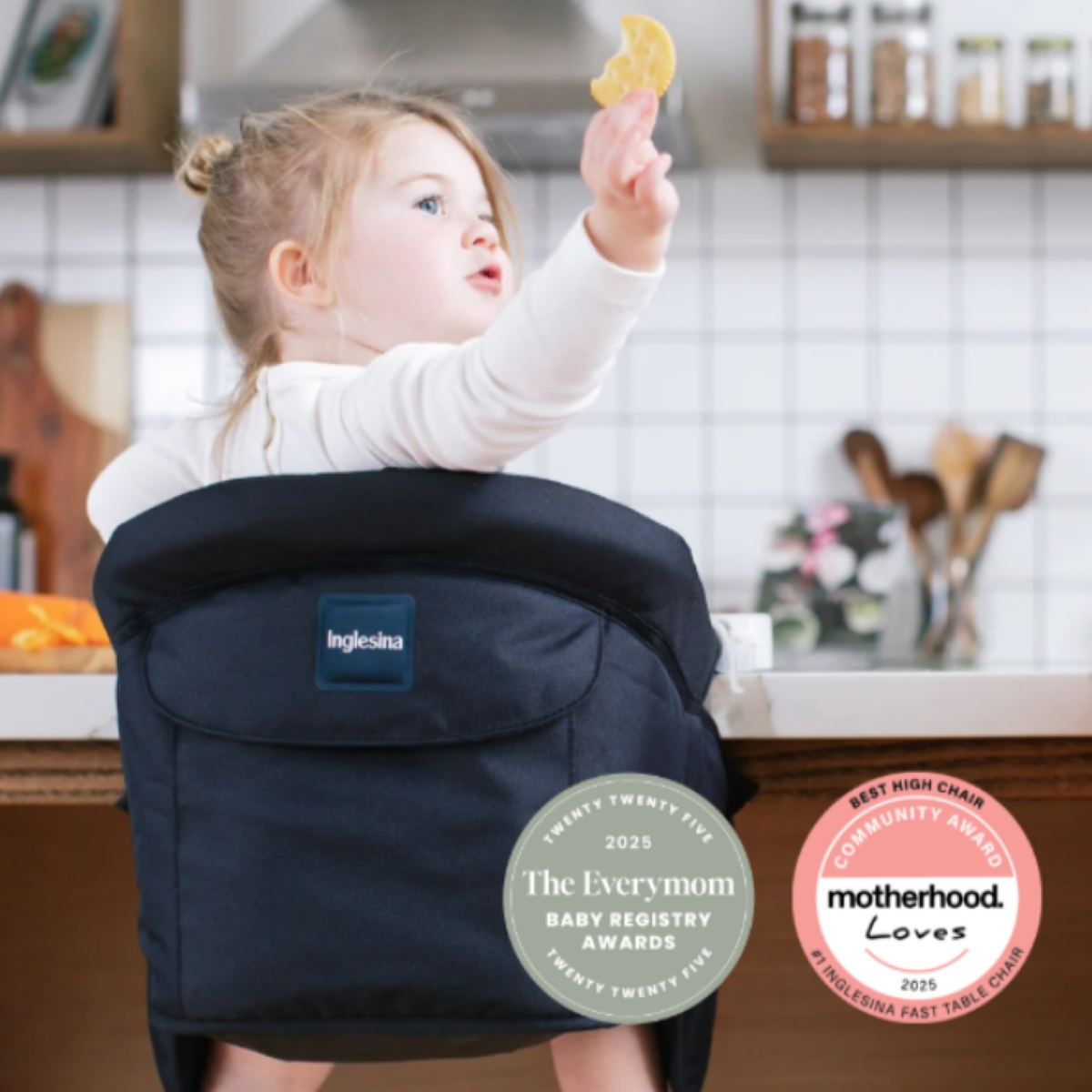 Aurevo™ - Scaun portabil de masă cu tavă - imagine 2