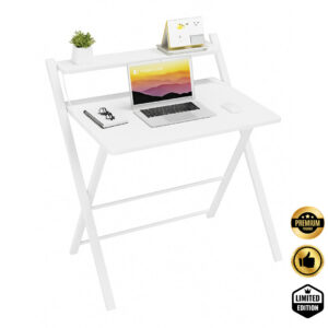 FoldioLift – Birou Pliabil Compact cu Raft