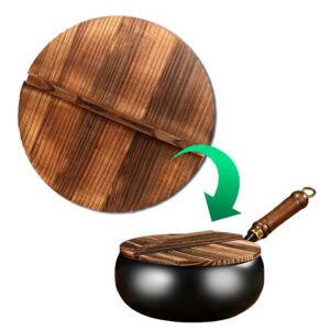 Capac din lemn pentru wok de 26 cm