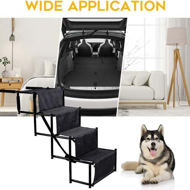 PetStep™ Rampă pliabilă cu 4 trepte pentru animale de companie - imagine 3