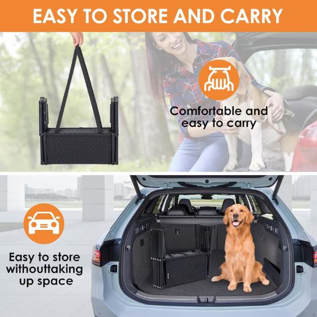 PetStep™ Rampă pliabilă cu 4 trepte pentru animale de companie - imagine 6