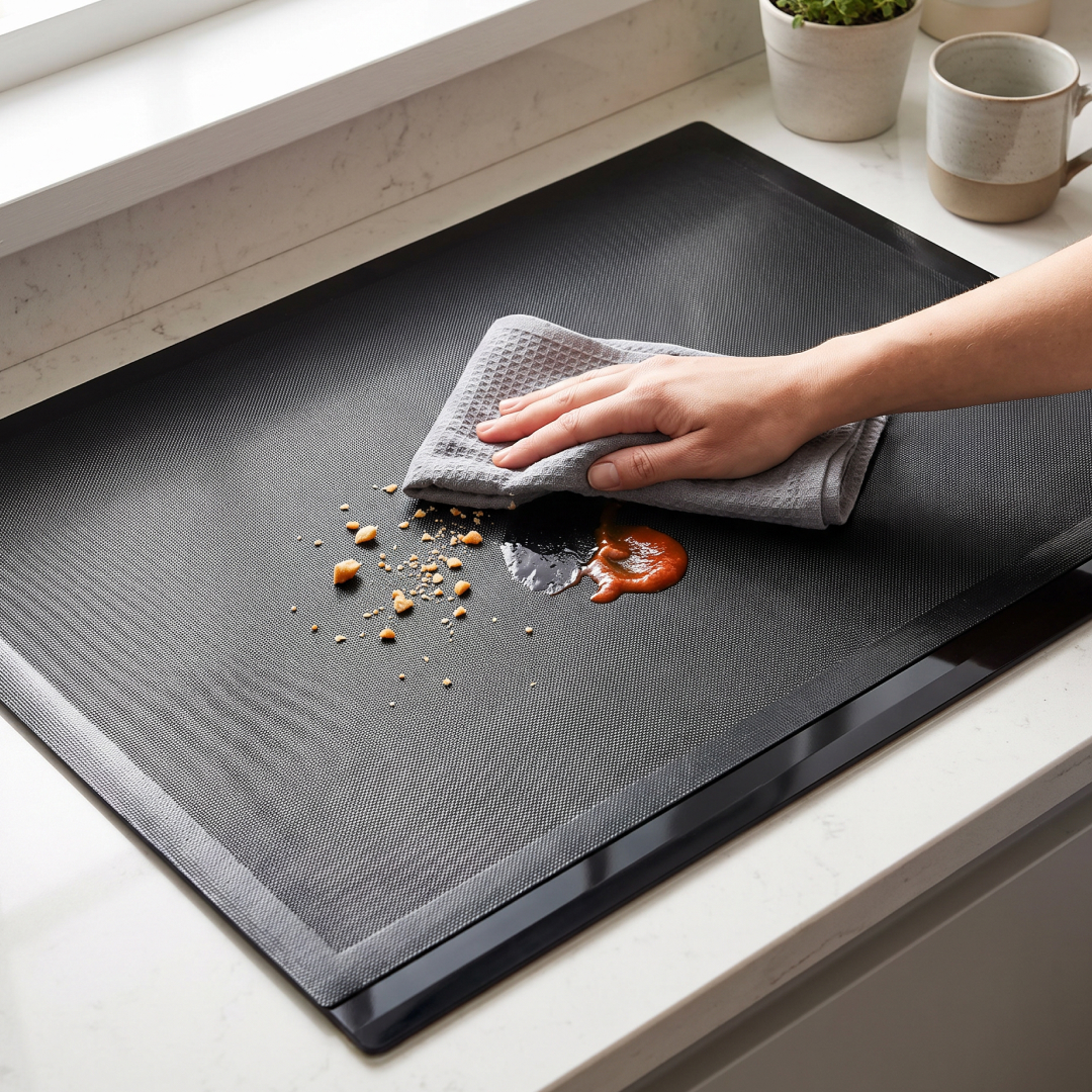 StoveCover – Covoraș de protecție din silicon pentru plită cu inducție - imagine 2
