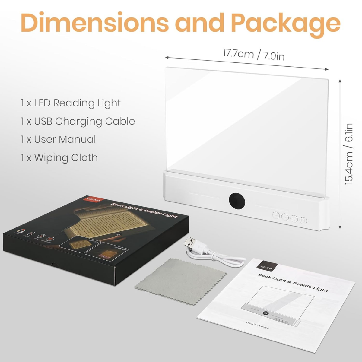 BookLight – Lumină LED pentru citit - imagine 6