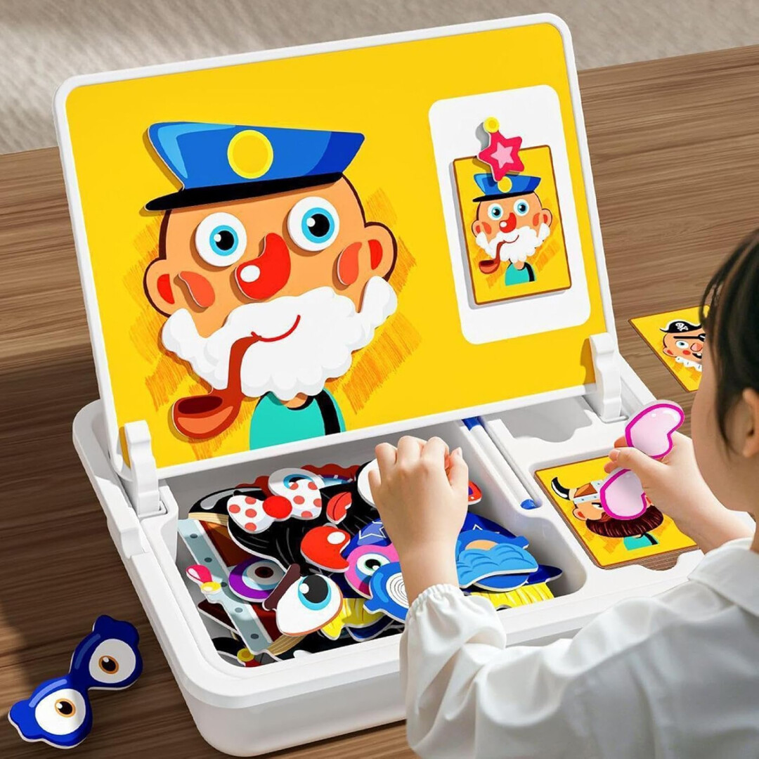 FaceBoard™ – Placă Magnetică Puzzle pentru Față